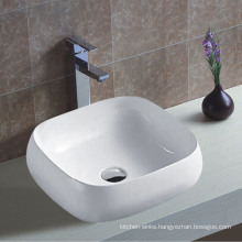 Bathroom Top Mounted Single Faucet Hole Ceramic Thin Edge Basin